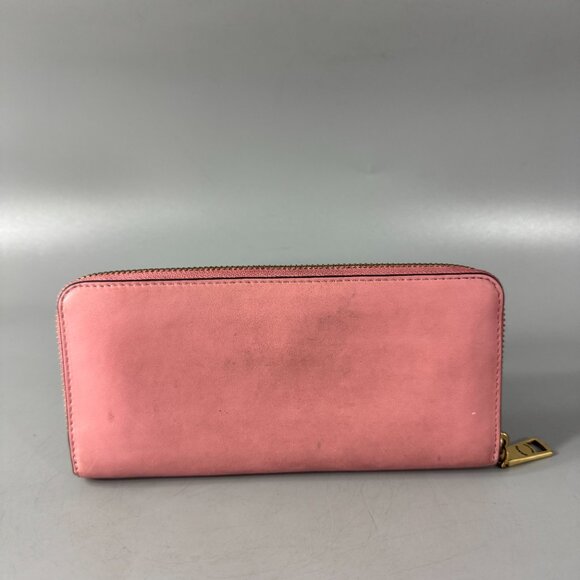 COACH Smooth Leather Slim Accordion Zip-Around Wallet, - Picture 4 of 15